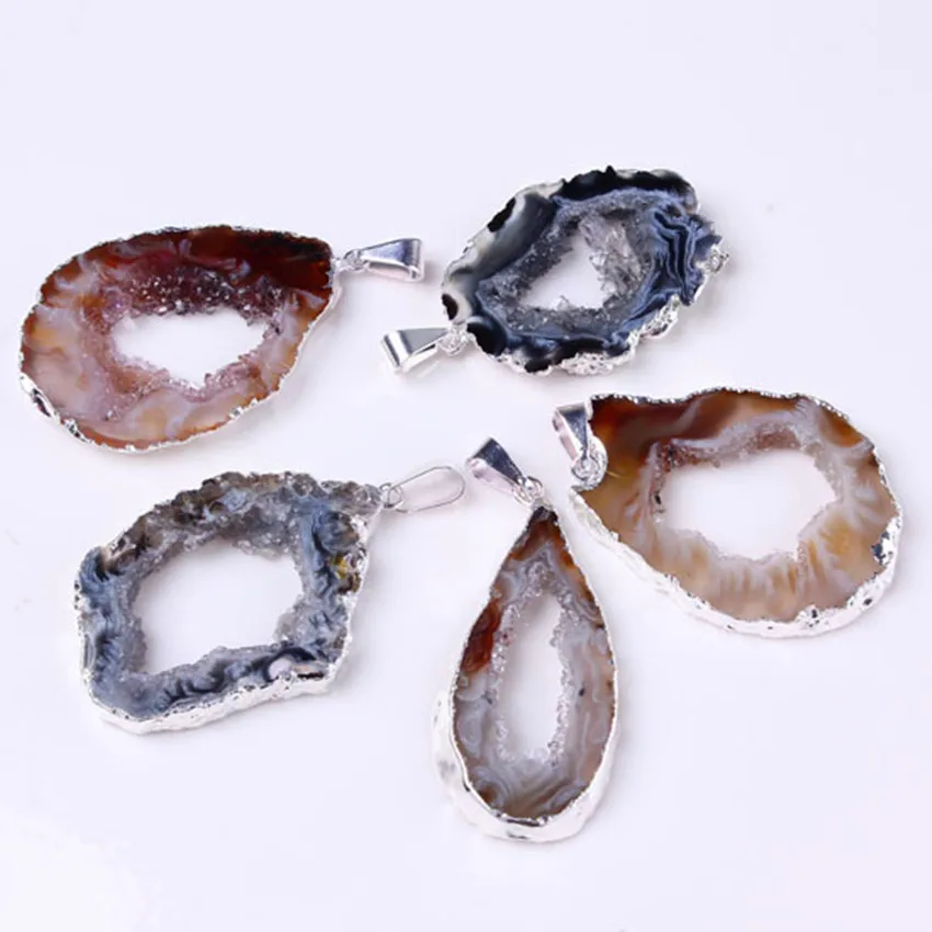 100-Unique Personalized 1 Pcs Silver Plated Irregular Shape Agates Geode Pendant For Christmas Jewelry
100-Unique Personalized 1 Pcs Silver Plated Irregular Shape Agates Geode Pendant For Christmas Jewelry