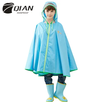 QIAN RAINPROOF Kids Rain Coat Flowering In Rain Children Rainwear PU Coating Rainsuit Transparent Big Brim Cloak Raincoat
QIAN RAINPROOF Kids Rain Coat Flowering In Rain Children Rainwear PU Coating Rainsuit Transparent Big Brim Cloak Raincoat