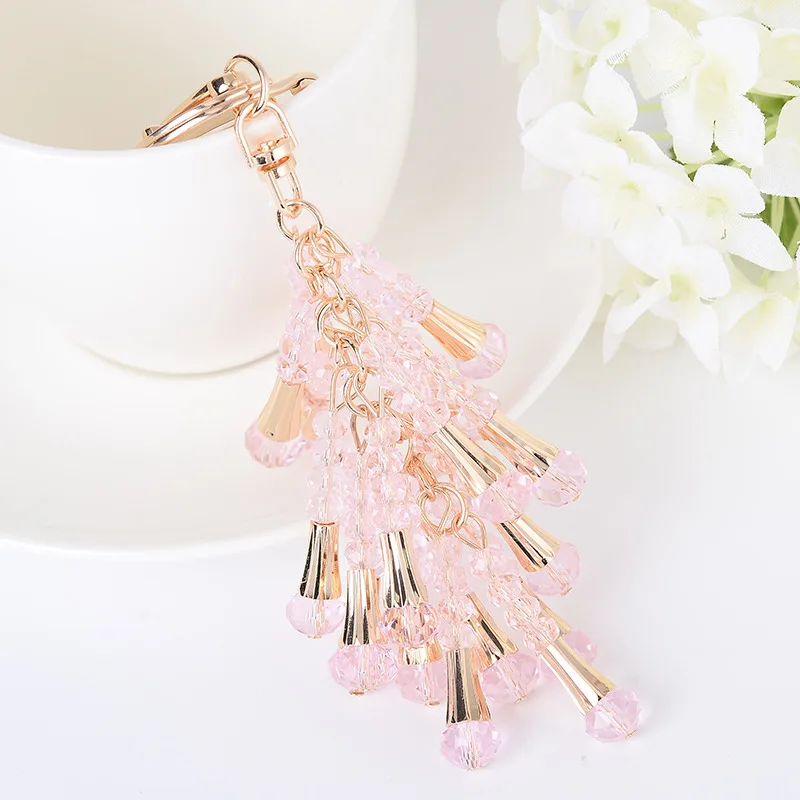 Chaveiro Fine Crystal Beaded Tassel Keychain Key Ring Holder Bag Buckle Pendant For Car Keyrings Women Charm Jewelry Accessories
Chaveiro Fine Crystal Beaded Tassel Keychain Key Ring Holder Bag Buckle Pendant For Car Keyrings Women Charm Jewelry Accessories