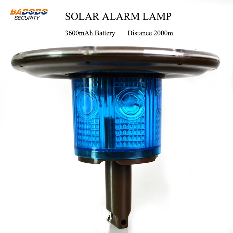 Rain-proof Optically Controlled No Switch Solar Warning alarm lamp light max distance 2000m 3600mAh battery wireless alarm lamp
Rain-proof Optically Controlled No Switch Solar Warning alarm lamp light max distance 2000m 3600mAh battery wireless alarm lamp