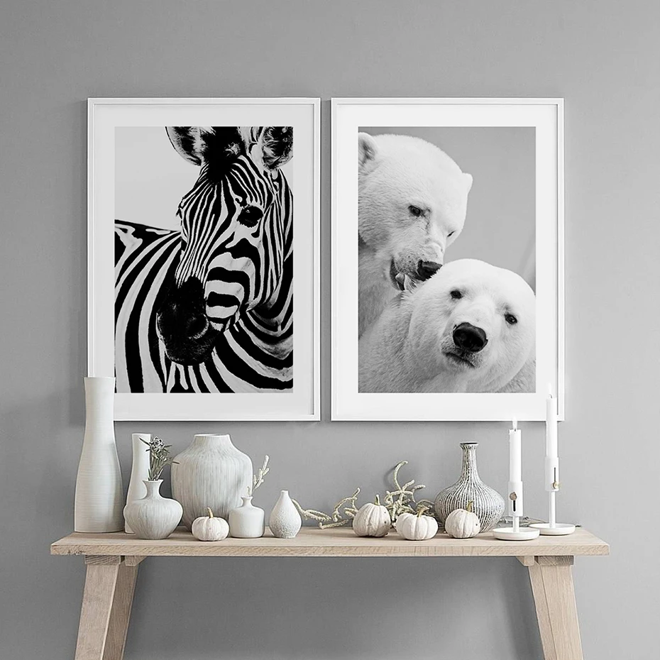 Poster Art Polar Bear Zebra Nordic Posters and Prints Scandinavian Decor Wall Picture for Living Room Wall Art Canvas Print
Poster Art Polar Bear Zebra Nordic Posters and Prints Scandinavian Decor Wall Picture for Living Room Wall Art Canvas Print