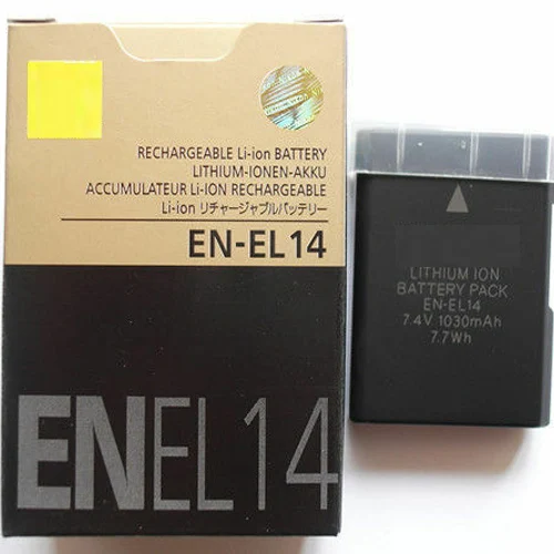 ENEL14 EN-EL14 camera Battery for Nikon DF D5300 D5200 D5100 D3300 D3200 D3100 P7100 P7700 P7800 P7000 EN EL14 EN-EL14a EL14a
ENEL14 EN-EL14 camera Battery for Nikon DF D5300 D5200 D5100 D3300 D3200 D3100 P7100 P7700 P7800 P7000 EN EL14 EN-EL14a EL14a