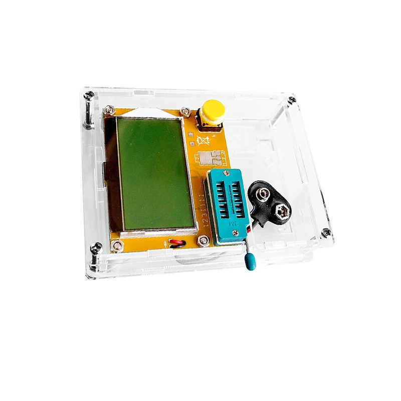 9V LCD Digital Transistor Tester Meter Backlight Diode Triode Capacitance ESR Meter for MOS/PNP/NPN LCR Electronic Component Kit
9V LCD Digital Transistor Tester Meter Backlight Diode Triode Capacitance ESR Meter for MOS/PNP/NPN LCR Electronic Component Kit