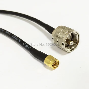 New SMA Male Plug Connector Switch UHF Male Plug PL259 Convertor RG58 cable 50CM/100CM Adapter Wholesale Fast Ship
New SMA Male Plug Connector Switch UHF Male Plug PL259 Convertor RG58 cable 50CM/100CM Adapter Wholesale Fast Ship
