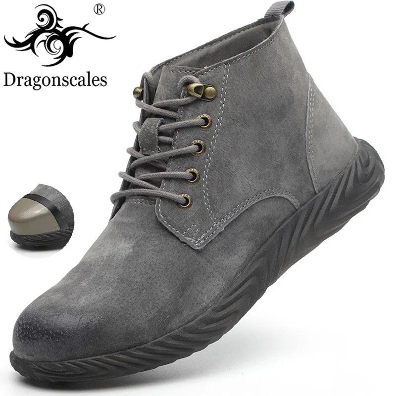 2019 Men Indestructible Safety Work Boots High quality split Leather Martin Ankle Boots High Top Fashion Popular Steel Toe Boots
2019 Men Indestructible Safety Work Boots High quality split Leather Martin Ankle Boots High Top Fashion Popular Steel Toe Boots