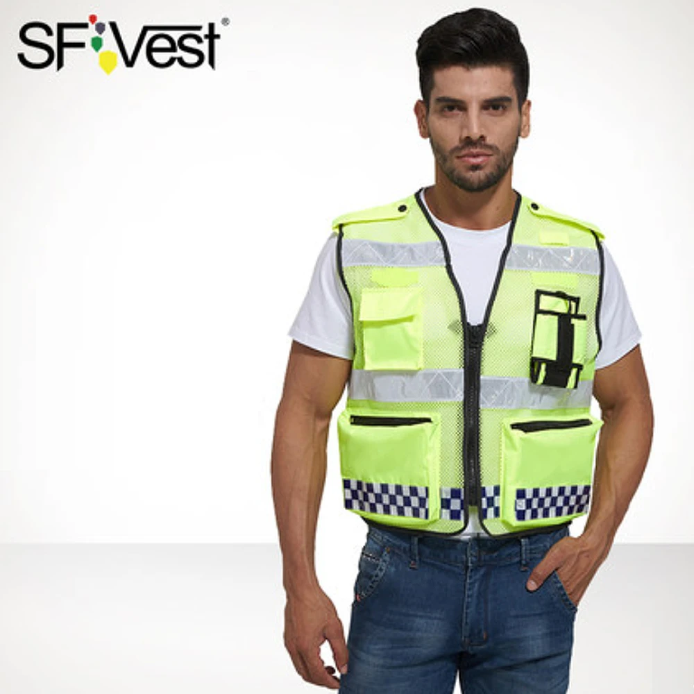 SFVest High Visibility Reflective Safety Vest Reflective Vest Workwear Security Working Clothes Night Warning Safety Waistcoat
SFVest High Visibility Reflective Safety Vest Reflective Vest Workwear Security Working Clothes Night Warning Safety Waistcoat