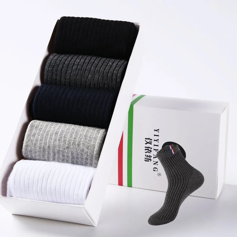 5 Pairs/Lot Cool Men Socks Casual Fashion Brand Calcetines Hombre Cotton Sock Meias Stripe Mens Dress Socks Black White Gift Box
5 Pairs/Lot Cool Men Socks Casual Fashion Brand Calcetines Hombre Cotton Sock Meias Stripe Mens Dress Socks Black White Gift Box