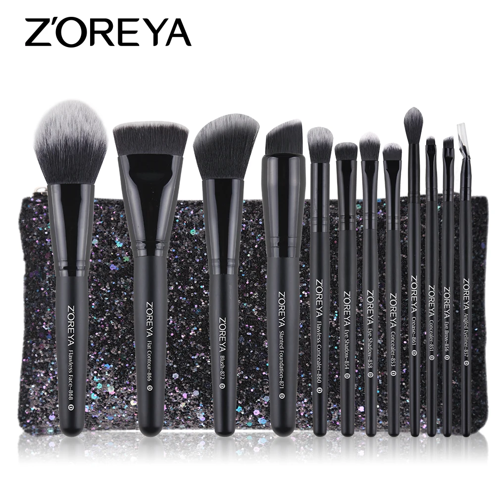 ZOREYA Make Up Brush Set Delicate Makeup Brushes With Bag Powder Foundation Contour and Eye Brushes 2019 New Model
ZOREYA Make Up Brush Set Delicate Makeup Brushes With Bag Powder Foundation Contour and Eye Brushes 2019 New Model