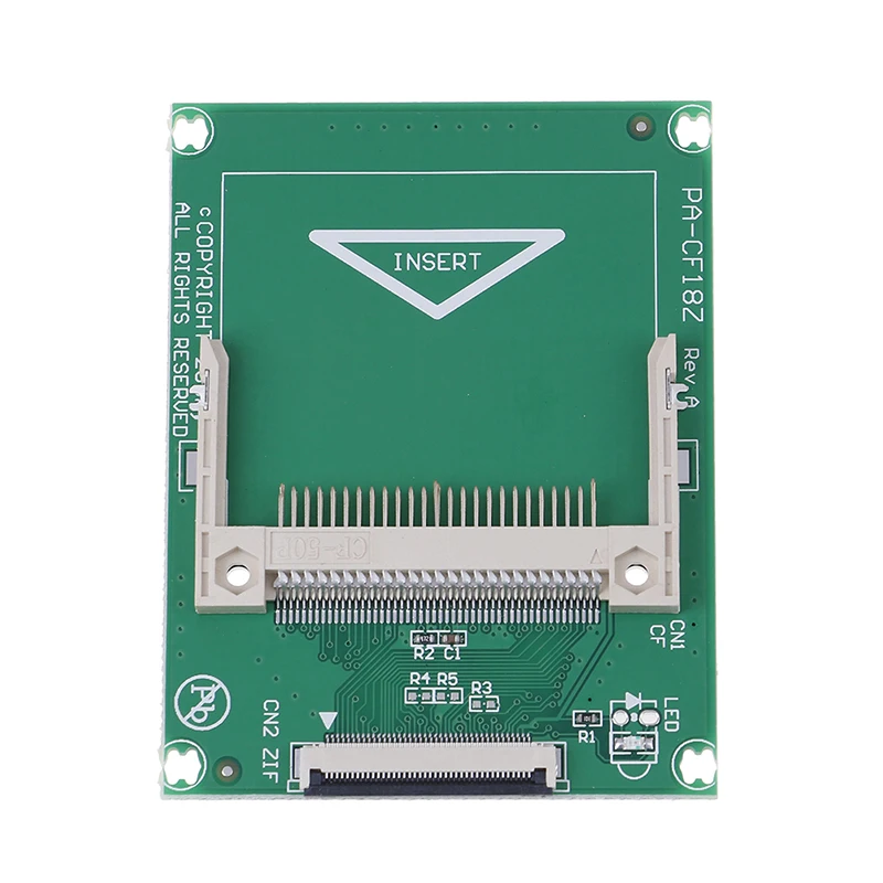 1.8-inch 50-Pin Compact Flash CF Memory Card to ZIF/CE Adapter SSD HDD Adapter Card 7 x 5.5 x 0.6 cm
1.8-inch 50-Pin Compact Flash CF Memory Card to ZIF/CE Adapter SSD HDD Adapter Card 7 x 5.5 x 0.6 cm