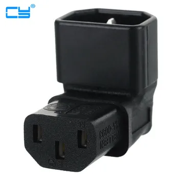 IEC Male C14 to Up Direction Right Angled 90 Degree IEC Female C13 Power Extension Adapter 5pcies/lot
IEC Male C14 to Up Direction Right Angled 90 Degree IEC Female C13 Power Extension Adapter 5pcies/lot