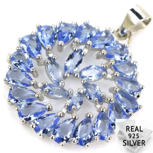 Guaranteed Real 925 Solid Sterling Silver 3.2g Deluxe Blue Violet Tanzanite SheType Present Pendant 30x23mm
Guaranteed Real 925 Solid Sterling Silver 3.2g Deluxe Blue Violet Tanzanite SheType Present Pendant 30x23mm
