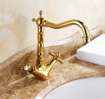 Bathroom & kitchen golden dual handle single hole sink faucets hot and cold water basin taps mixer bath washbasin faucet tap
Bathroom & kitchen golden dual handle single hole sink faucets hot and cold water basin taps mixer bath washbasin faucet tap