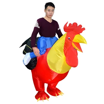 Chicken Rider Chicken Inflatable Costume Adult Party Fancy Dress Party Decor Supplies
Chicken Rider Chicken Inflatable Costume Adult Party Fancy Dress Party Decor Supplies