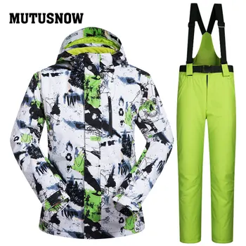 2019 Men Ski Jacket Pant Skiing Suit Winter Clothing Trouser Windproof Waterproof Thicken Thermal Outdoor Sport Wear Male Suit
2019 Men Ski Jacket Pant Skiing Suit Winter Clothing Trouser Windproof Waterproof Thicken Thermal Outdoor Sport Wear Male Suit