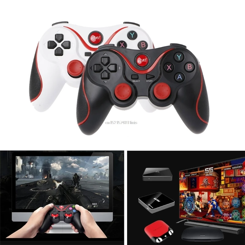 New T3 Wireless Bluetooth 3.0 Gamepad Gaming Joystick Controller With USB Receiver Phone Holder Bracket For Android Tablet
New T3 Wireless Bluetooth 3.0 Gamepad Gaming Joystick Controller With USB Receiver Phone Holder Bracket For Android Tablet