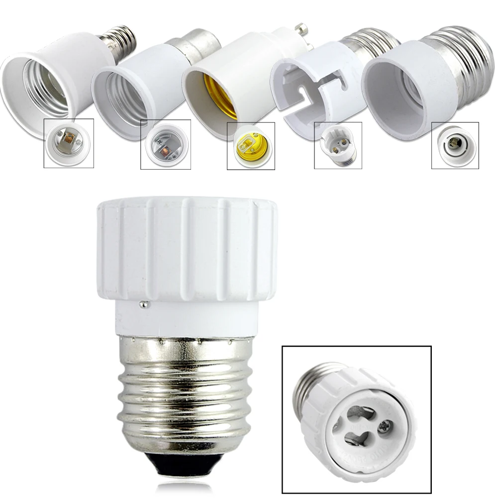 TSLEEN E27 Male Plug to E14 Female Socket Base LED Light Lamp Bulb Adapter Converter E14 to E27 Lamp Holder Converter Socket
TSLEEN E27 Male Plug to E14 Female Socket Base LED Light Lamp Bulb Adapter Converter E14 to E27 Lamp Holder Converter Socket