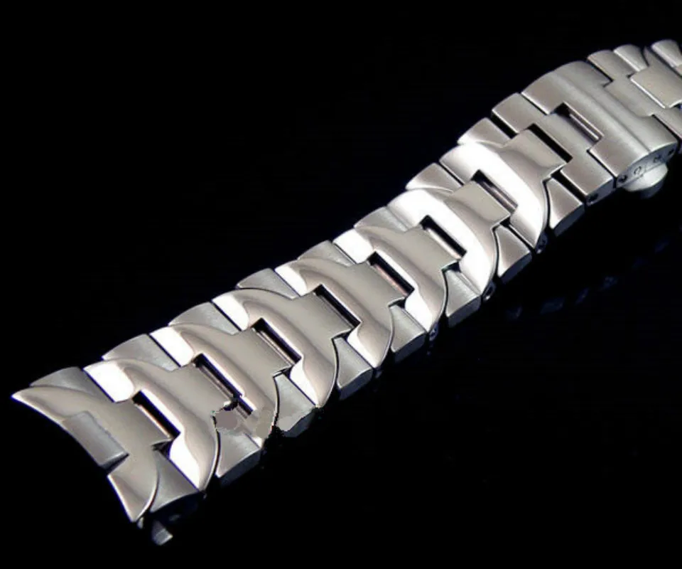 22mm 24mm 316L Watch stainless steel bands solid bracelet strap with deployment buckle Screw fixed Link
22mm 24mm 316L Watch stainless steel bands solid bracelet strap with deployment buckle Screw fixed Link