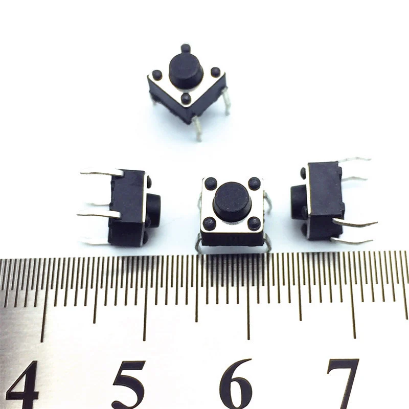 1000 Pcs Tactile Switch Tact 6x6x5 Mm 4-pin Inline Dip-micro's Top Copper Power Switch Button Vertical Environmental Protection
1000 Pcs Tactile Switch Tact 6x6x5 Mm 4-pin Inline Dip-micro's Top Copper Power Switch Button Vertical Environmental Protection