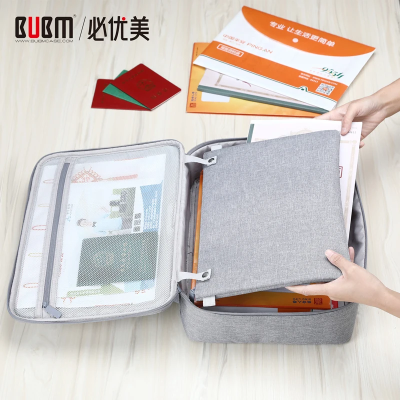 BUBM Waterproof Multi-Functional Document Filing Bags Portfolio Organizer, Credential Bag Diploma Storage File Pocket for Family
BUBM Waterproof Multi-Functional Document Filing Bags Portfolio Organizer, Credential Bag Diploma Storage File Pocket for Family