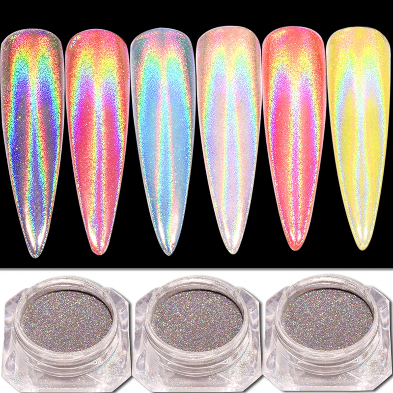 0.2g Holographic Laser Nail Glitter Powder Ultra-thin Shining Laser Silver Glitters Manicure Used With UV Gel Polish Nail Decor
0.2g Holographic Laser Nail Glitter Powder Ultra-thin Shining Laser Silver Glitters Manicure Used With UV Gel Polish Nail Decor