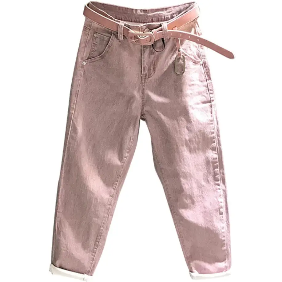2019 Fashion Harem Jeans Women High Waist Casual Washed Denim Elastic Jeans Loose Pink ankle length Jeans
2019 Fashion Harem Jeans Women High Waist Casual Washed Denim Elastic Jeans Loose Pink ankle length Jeans