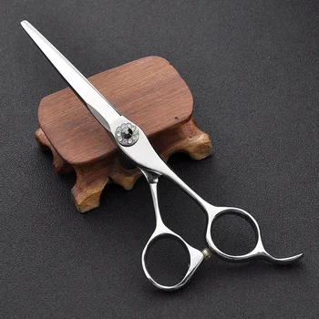 6 inch Hair Scissors Clippers Black Rhinestone Japanese 440c Steel Professional Barber Salon Hair Cutting
6 inch Hair Scissors Clippers Black Rhinestone Japanese 440c Steel Professional Barber Salon Hair Cutting
