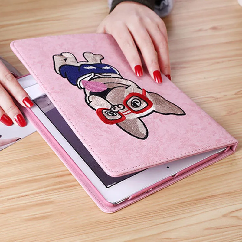 3D embroidery Tablet Case For ipad Pro 10.5 inch Magnetic Smart Flip Case Bulldog Cute Cartoon For ipad Pro 10.5 Cover case
3D embroidery Tablet Case For ipad Pro 10.5 inch Magnetic Smart Flip Case Bulldog Cute Cartoon For ipad Pro 10.5 Cover case