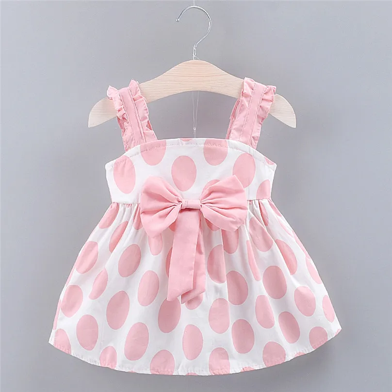 Baby Dresses Summer Baby Girls Dot Sleeveless Dresses Print Bowknot Princess Dress Cute Dress Clothes vestido infantil 4JJ
Baby Dresses Summer Baby Girls Dot Sleeveless Dresses Print Bowknot Princess Dress Cute Dress Clothes vestido infantil 4JJ
