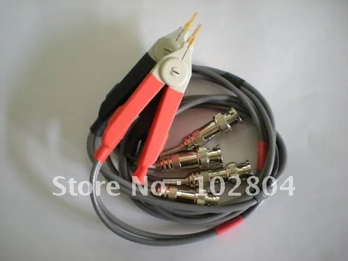 Kelvin Clip for LCR Meter with 4 BNC Test Wires 1 set per Lot