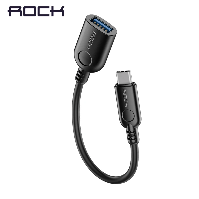 ROCK OTG Type-c Charger Data Cable for Huawei P20 PRO MATE 20 USB Type C to USB 3.0 OTG Cable Adapter for Xiaomi 8 USB C Cable
ROCK OTG Type-c Charger Data Cable for Huawei P20 PRO MATE 20 USB Type C to USB 3.0 OTG Cable Adapter for Xiaomi 8 USB C Cable