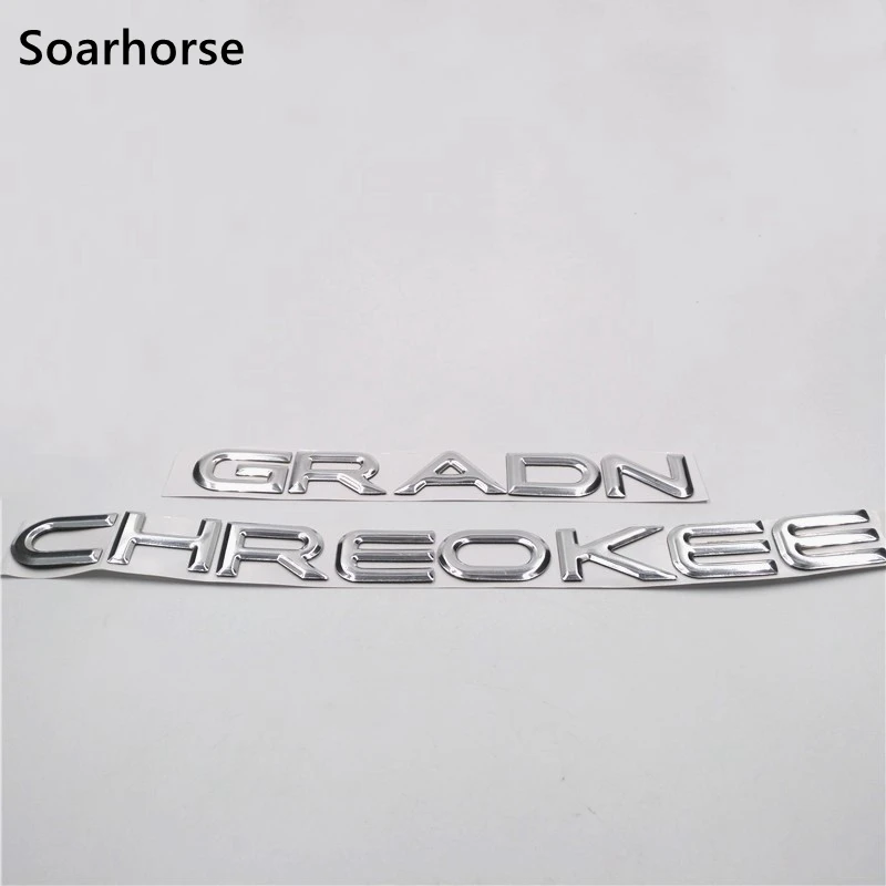 Jeep Grand Cherokee 1999-2004 4X4 CHROME emblem badge