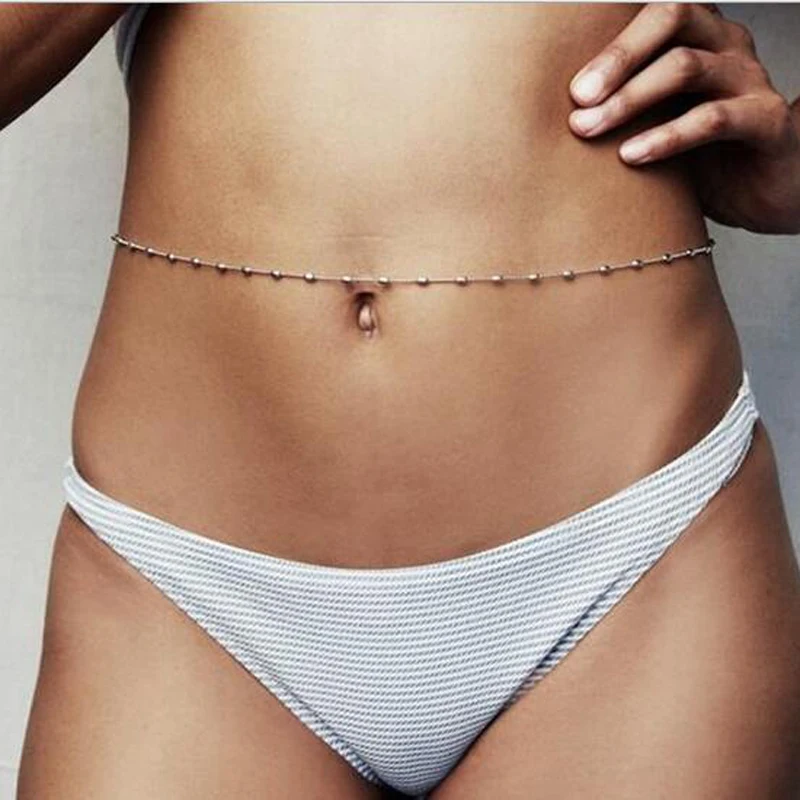 Wholesale Sexy Beaded Waist Chain for Women Gold Color Fashion Body Chain Charming Bikini Body Jewelry Statement Body Jewelry
Wholesale Sexy Beaded Waist Chain for Women Gold Color Fashion Body Chain Charming Bikini Body Jewelry Statement Body Jewelry