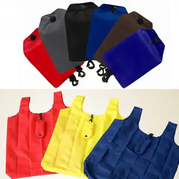 New Solid Color Nylon Foldable Resuable Shopping Bag Eco Tote Folding pouch Handbags Convenient Large Capacity Storage Bags
New Solid Color Nylon Foldable Resuable Shopping Bag Eco Tote Folding pouch Handbags Convenient Large Capacity Storage Bags