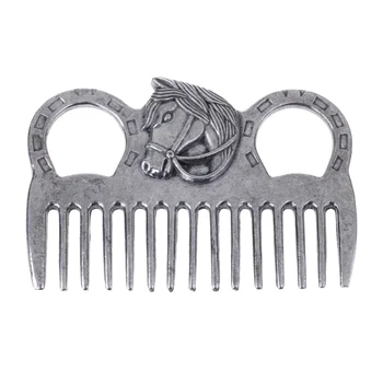 Professional Stainless Steel Polished Horse Grooming Comb Tool Currycomb Accessory Equipment For Horse Care Products Silver
Professional Stainless Steel Polished Horse Grooming Comb Tool Currycomb Accessory Equipment For Horse Care Products Silver