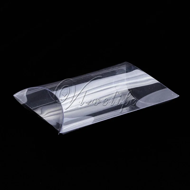 50pcs Clear PVC Pillow Box Shape Gifts Box Party Candy Box Jewelry Packaging Wedding Party Favor Supplies 9cm x 6.5cm x 2.5cm
50pcs Clear PVC Pillow Box Shape Gifts Box Party Candy Box Jewelry Packaging Wedding Party Favor Supplies 9cm x 6.5cm x 2.5cm