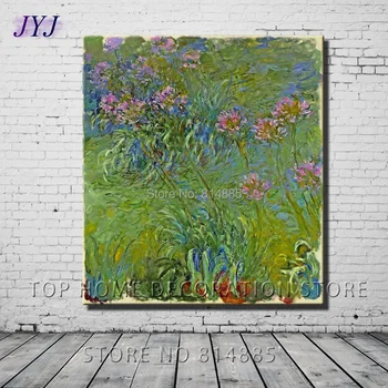 Agapanthus Flowers 1917 by Claude Monet Top Quality 100% Handmade Oil Painting Canvas Wall Art Gift Top Home Decor CM015
Agapanthus Flowers 1917 by Claude Monet Top Quality 100% Handmade Oil Painting Canvas Wall Art Gift Top Home Decor CM015
