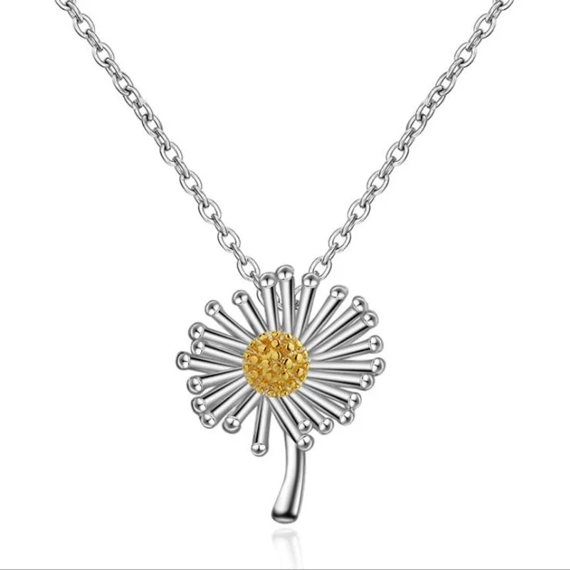 Everoyal Trendy Daisy Gold Pendant Necklace For Women Accessories Fashion 925 Sterling Silver Necklace Girls Jewelry Gift
Everoyal Trendy Daisy Gold Pendant Necklace For Women Accessories Fashion 925 Sterling Silver Necklace Girls Jewelry Gift