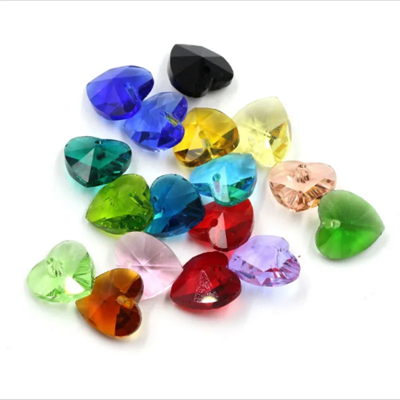 Charms Glass Heart Faceted Beads 14MM 20PCS/LOT Pendant Jewelry Findings Loose Beads Accessories Crystal Beads
Charms Glass Heart Faceted Beads 14MM 20PCS/LOT Pendant Jewelry Findings Loose Beads Accessories Crystal Beads