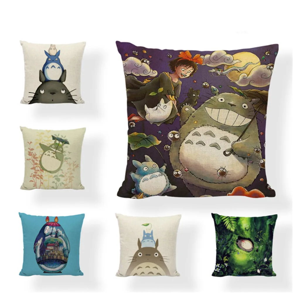 Cartoon Cute Totoro Chinchilla Pillow Case 45*45CM Bow Moon Wreath Lantern Cushion Cover Linen Home Sofa Decoration
Cartoon Cute Totoro Chinchilla Pillow Case 45*45CM Bow Moon Wreath Lantern Cushion Cover Linen Home Sofa Decoration