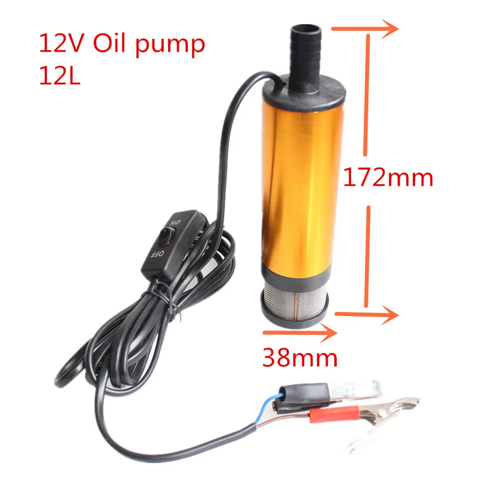 DC12V Oil pump 38MM Electric Water Car Camping Submersible Transfer 1.5A for Diesel Oil Pump Aluminium Alloy for VW Audi
DC12V Oil pump 38MM Electric Water Car Camping Submersible Transfer 1.5A for Diesel Oil Pump Aluminium Alloy for VW Audi
