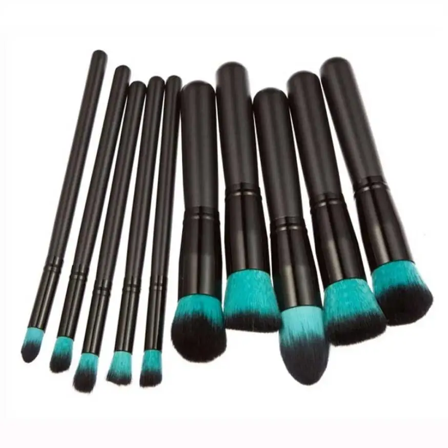 Outtop 10PCS Foundation Eyeshadow Makeup brushes set Double sided wood Contour Eye Lip Cosmetic Brushes Set 5U0111 | Красота и