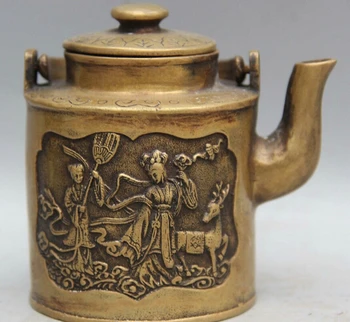 WBY---510+++5" Marked Chinese palace Brass Belle Woman spotted deer Wine Tea Pot Flagon
WBY---510+++5" Marked Chinese palace Brass Belle Woman spotted deer Wine Tea Pot Flagon