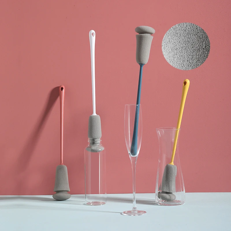 High quality Long handle Cleaning Brushes Sponge Brush Kitchen Cleaning Tool Wineglass Bottle Coffe Tea Glass Cup Small bottle
High quality Long handle Cleaning Brushes Sponge Brush Kitchen Cleaning Tool Wineglass Bottle Coffe Tea Glass Cup Small bottle
