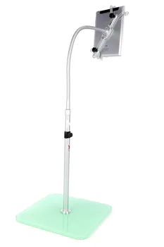 for mini iPad floor stand display bracket with lock standing support toughten-glass base holder flexible gooseneck arm
for mini iPad floor stand display bracket with lock standing support toughten-glass base holder flexible gooseneck arm
