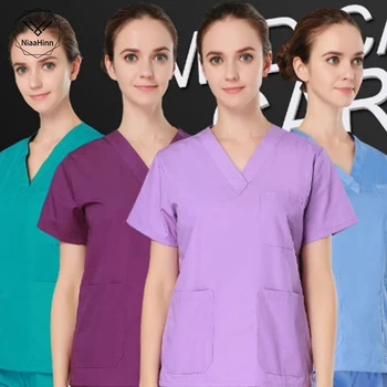 Plus size high quality Women's V neck Medical SetS Summer men Short sleeve Nurse Uniform Hospital Clothes Surgical Scrub sets
Plus size high quality Women's V neck Medical SetS Summer men Short sleeve Nurse Uniform Hospital Clothes Surgical Scrub sets