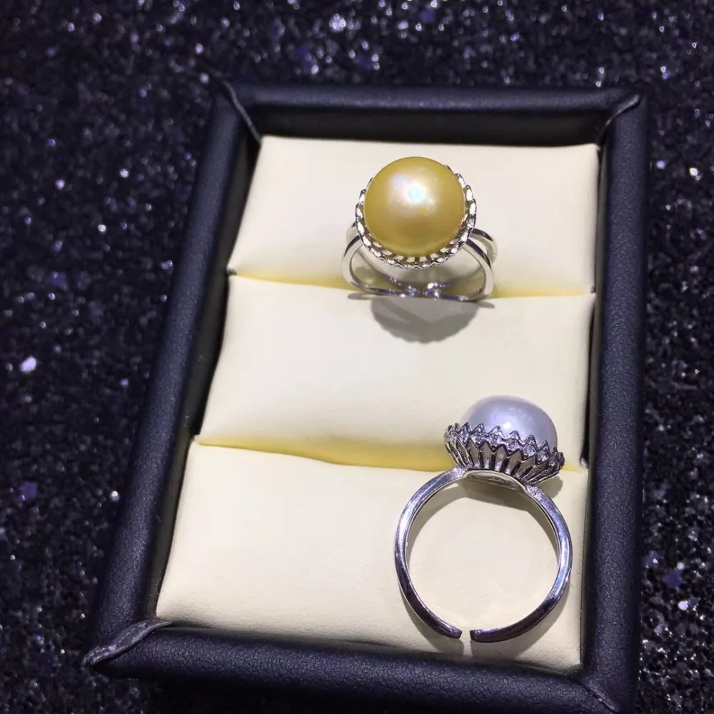 Фото Регулируемое модное кольцо с жемчугом принадлежности для кольца регулируемое