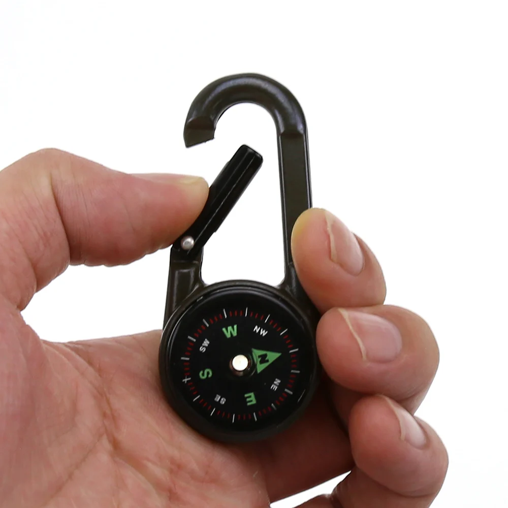 1 Pcs Compass Key Chain Keychain Multifunctional Hiking Metal Carabiner Mini Compass Thermometer Sporting Outdoor Goods
1 Pcs Compass Key Chain Keychain Multifunctional Hiking Metal Carabiner Mini Compass Thermometer Sporting Outdoor Goods