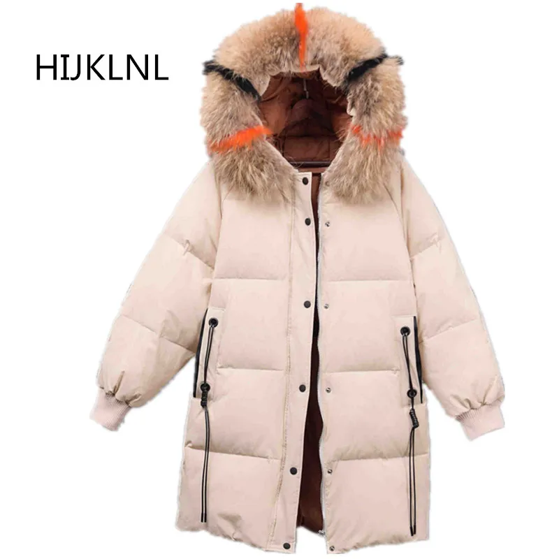 2019 New Women's Winter Down Jacket In The Long Paragraph Loose Large Size Real Fur Collar Hooded Outer Thick Warm Coat Tq045
2019 New Women's Winter Down Jacket In The Long Paragraph Loose Large Size Real Fur Collar Hooded Outer Thick Warm Coat Tq045