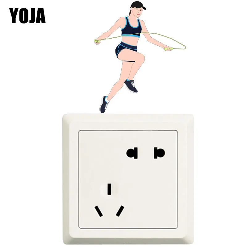 YOJA Fitness Skipping Interesting Wall Decal Switch Sticker PVC Decor Living Room Bedroom Home 8SS2098
YOJA Fitness Skipping Interesting Wall Decal Switch Sticker PVC Decor Living Room Bedroom Home 8SS2098