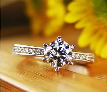 Genuine Hand made 1CT Round Brilliant Fine Diamond Rings For Women bridal jewelry Sterling Silver White Gold Ring
Genuine Hand made 1CT Round Brilliant Fine Diamond Rings For Women bridal jewelry Sterling Silver White Gold Ring